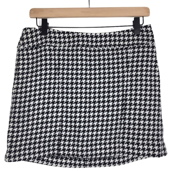THE LIMITED Mini Skirt Wool Blend Houndstooth 90s Y2K Vibes Clueless Size 4 - Picture 9 of 9